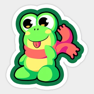 Salmiac the frog! Sticker